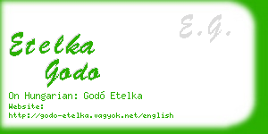 etelka godo business card