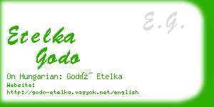 etelka godo business card